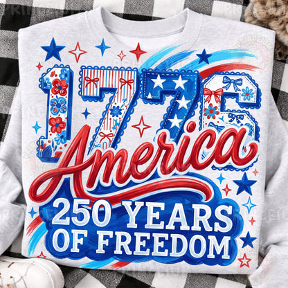 1776 America PNG, Patriotic 4th of July Shirt Design, USA Freedom Graphic, Retro America Sublimation