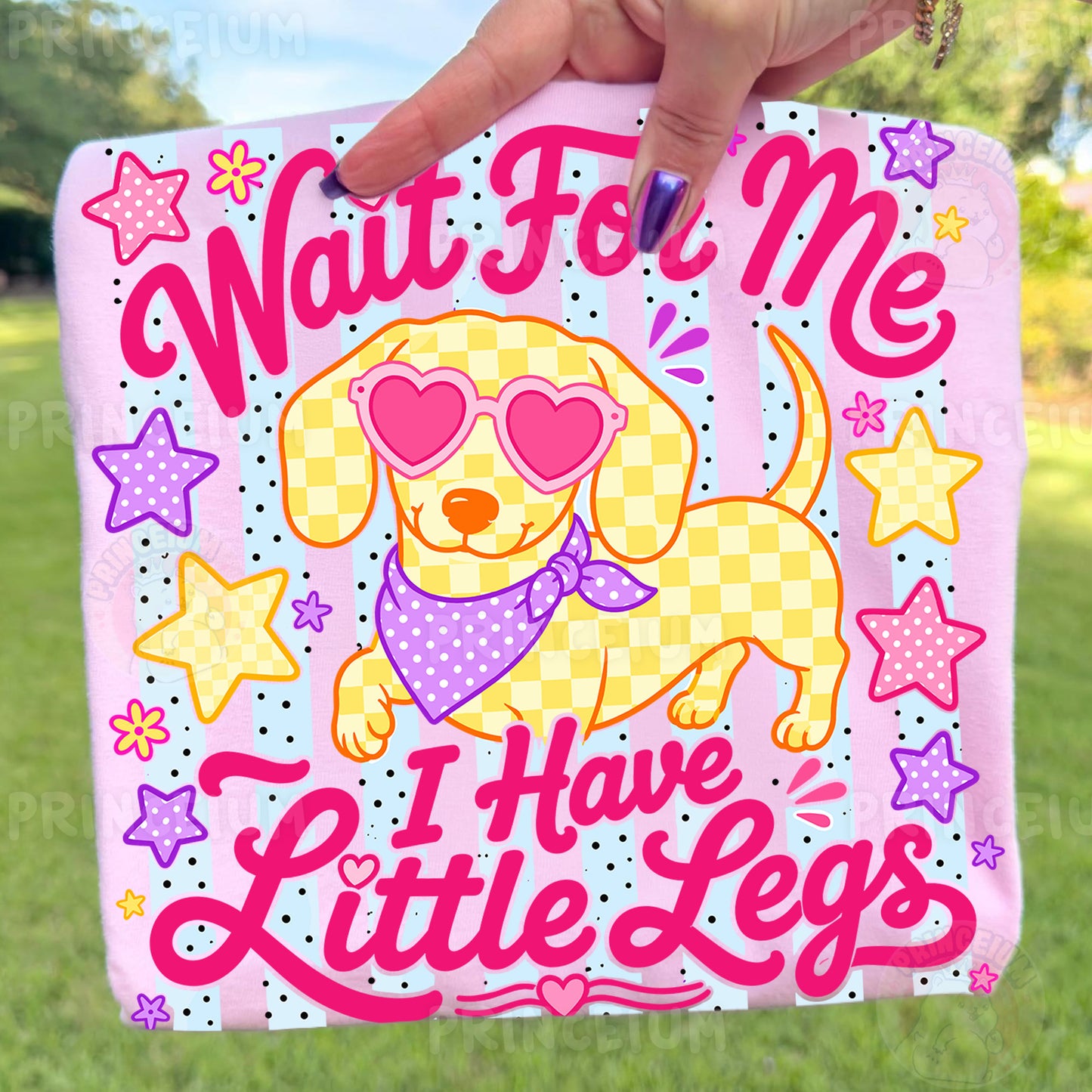 Wait For Me I Have Little Legs Sublimation Design PNG | Cute Dachshund Dog Digital Download