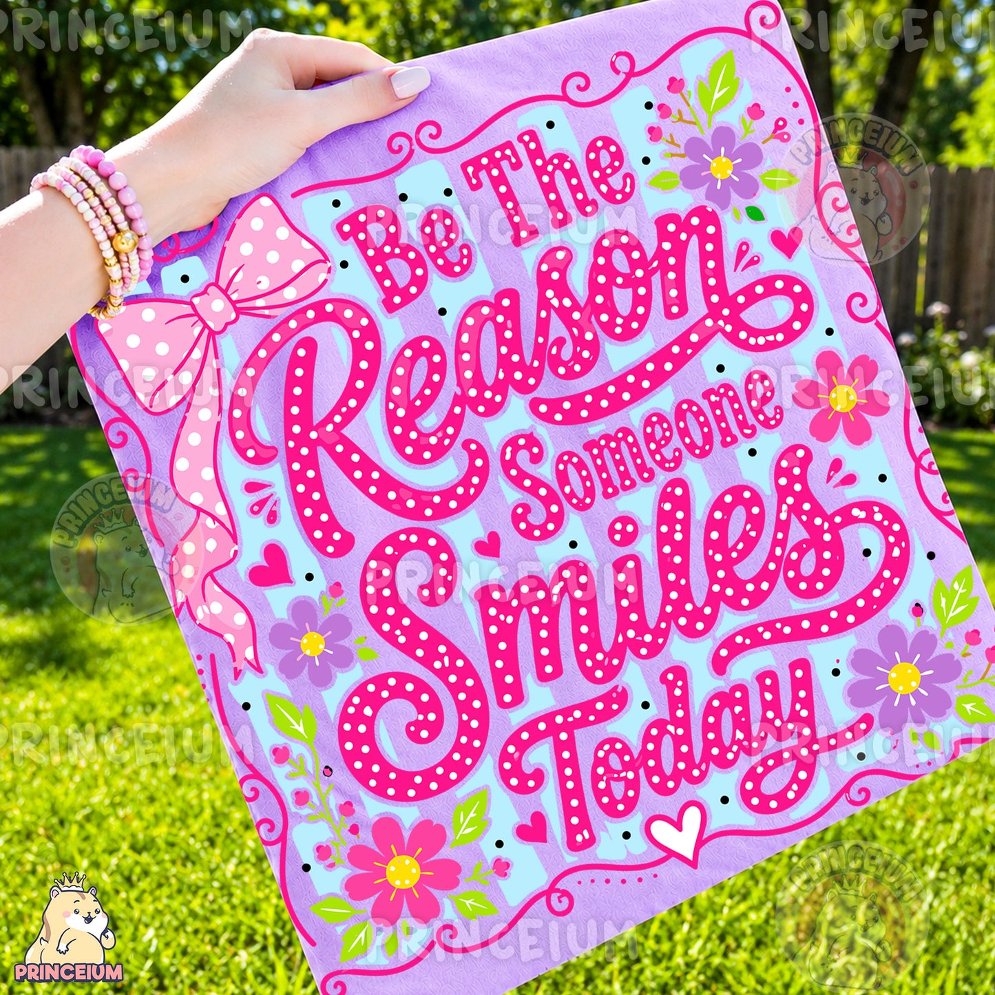 Be The Reason Someone Smiles Today Sublimation Design PNG Floral Inspirational Digital Download NEW26