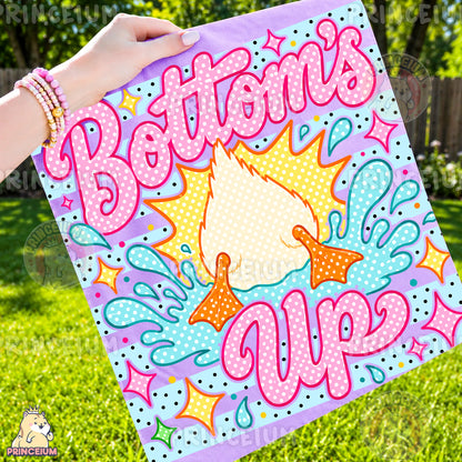 Bottoms Up Duck Sublimation Design PNG Funny Summer Splash Digital Download NEW26