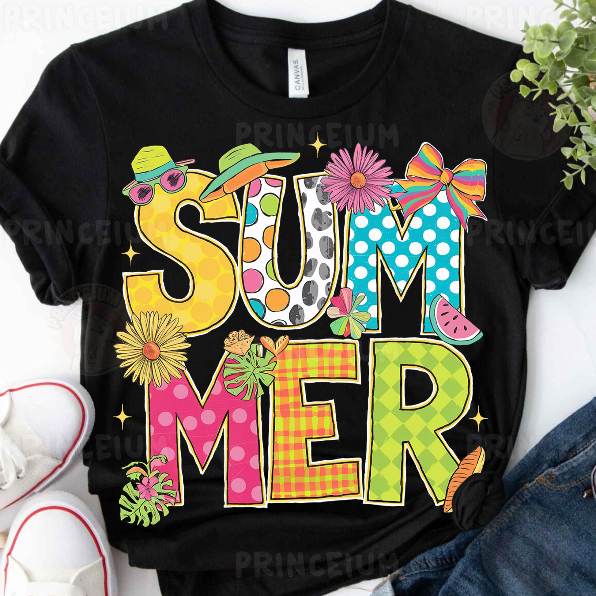 a black shirt with the words summer on it