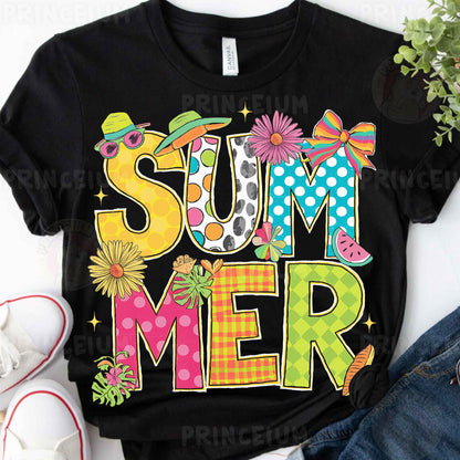 a black shirt with the words summer on it