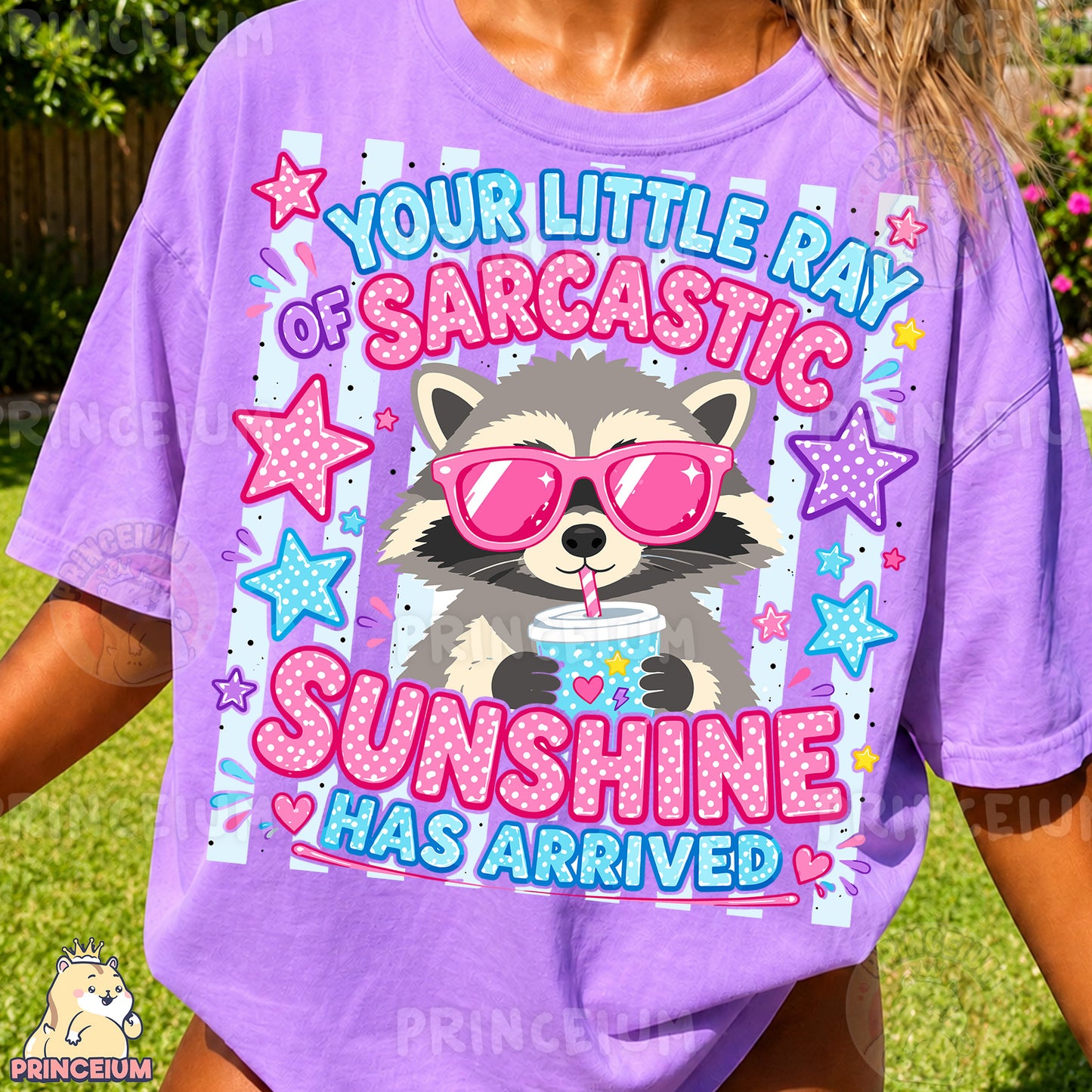 Your Little Ray of Sarcastic Sunshine Sublimation Design PNG |  Raccoon Digital Download
