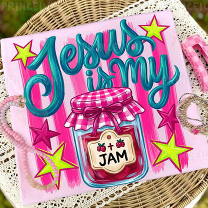 Jesus is my Jam PNG  Christian Sublimation Design for Shirts