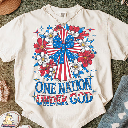 a t - shirt that says one nation under god