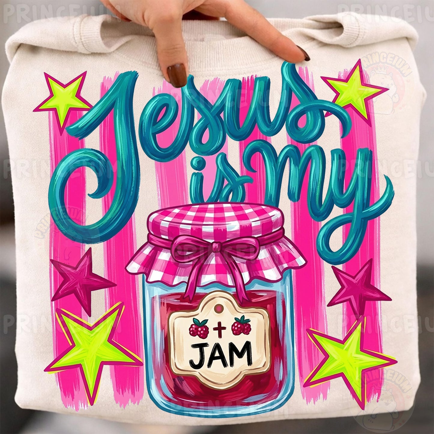 Jesus is my Jam PNG  Christian Sublimation Design for Shirts