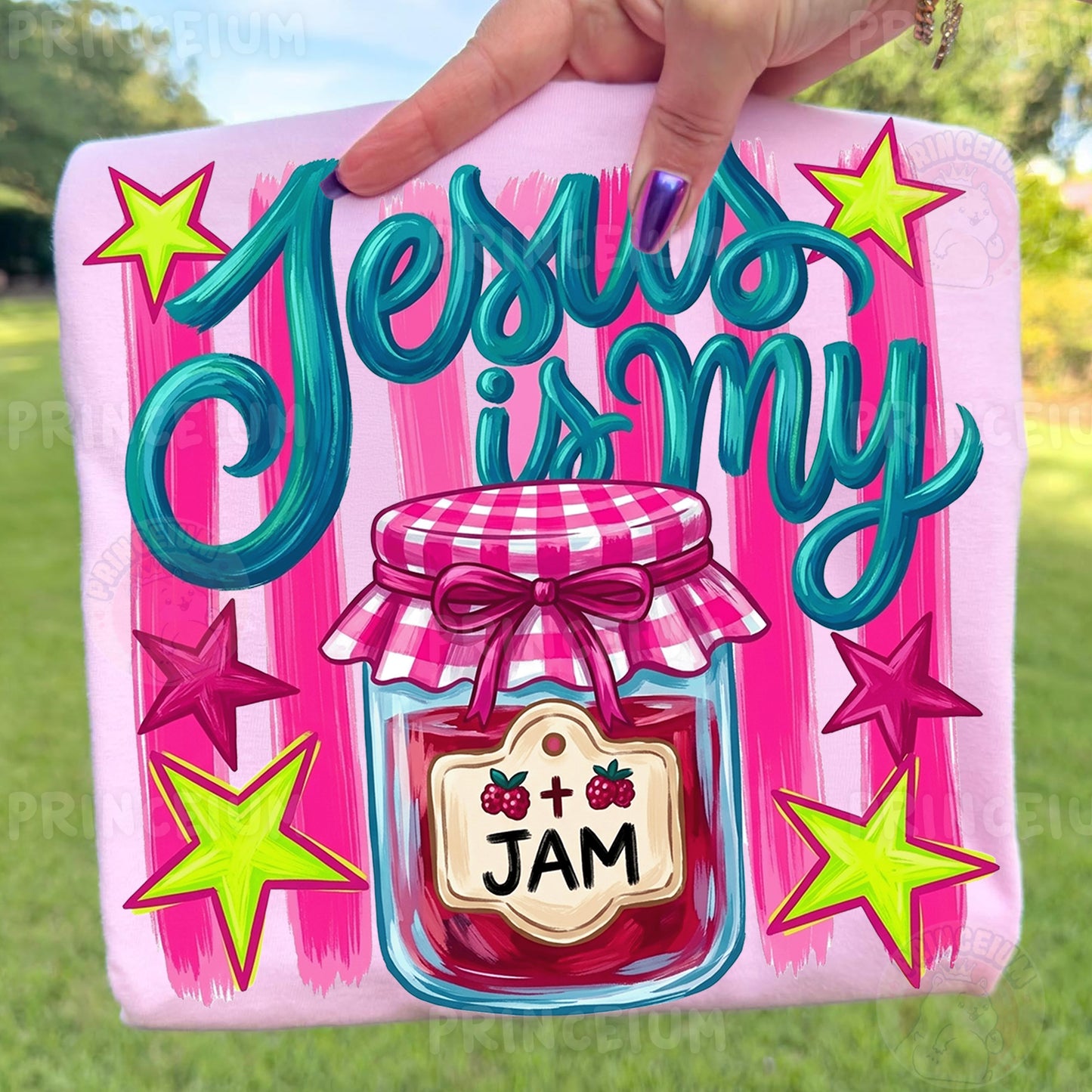 Jesus is my Jam PNG  Christian Sublimation Design for Shirts