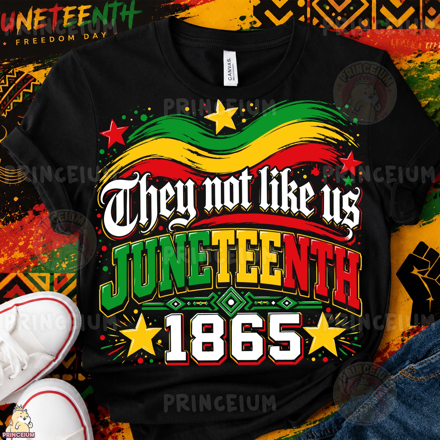 They Not Like Us Juneteenth 1865 Sublimation Design PNG Freedom Day Digital Download