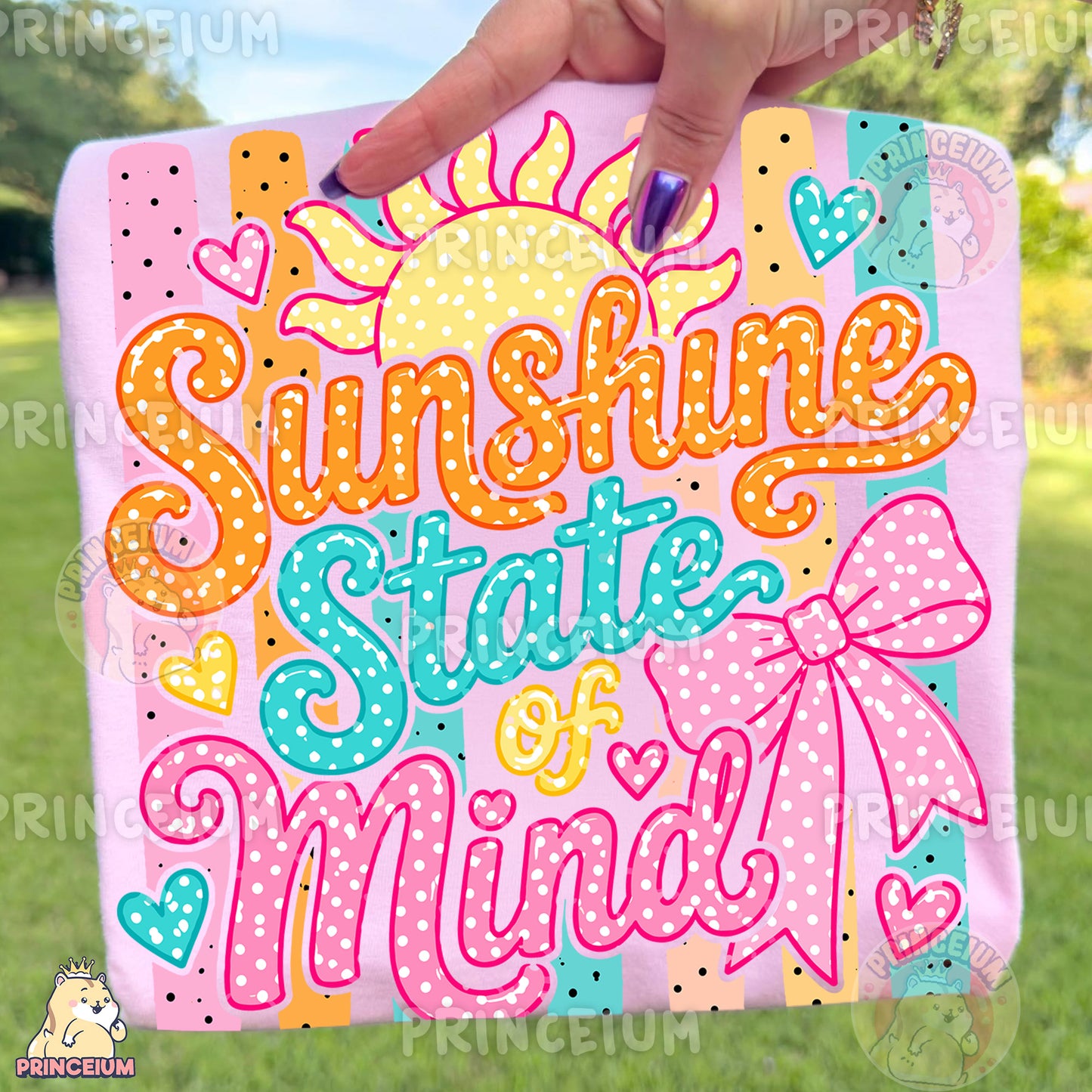 Sunshine State of Mind Sublimation Design PNG  Summer Sun Digital Download NEW26