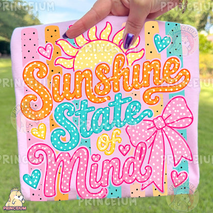 Sunshine State of Mind Sublimation Design PNG  Summer Sun Digital Download NEW26