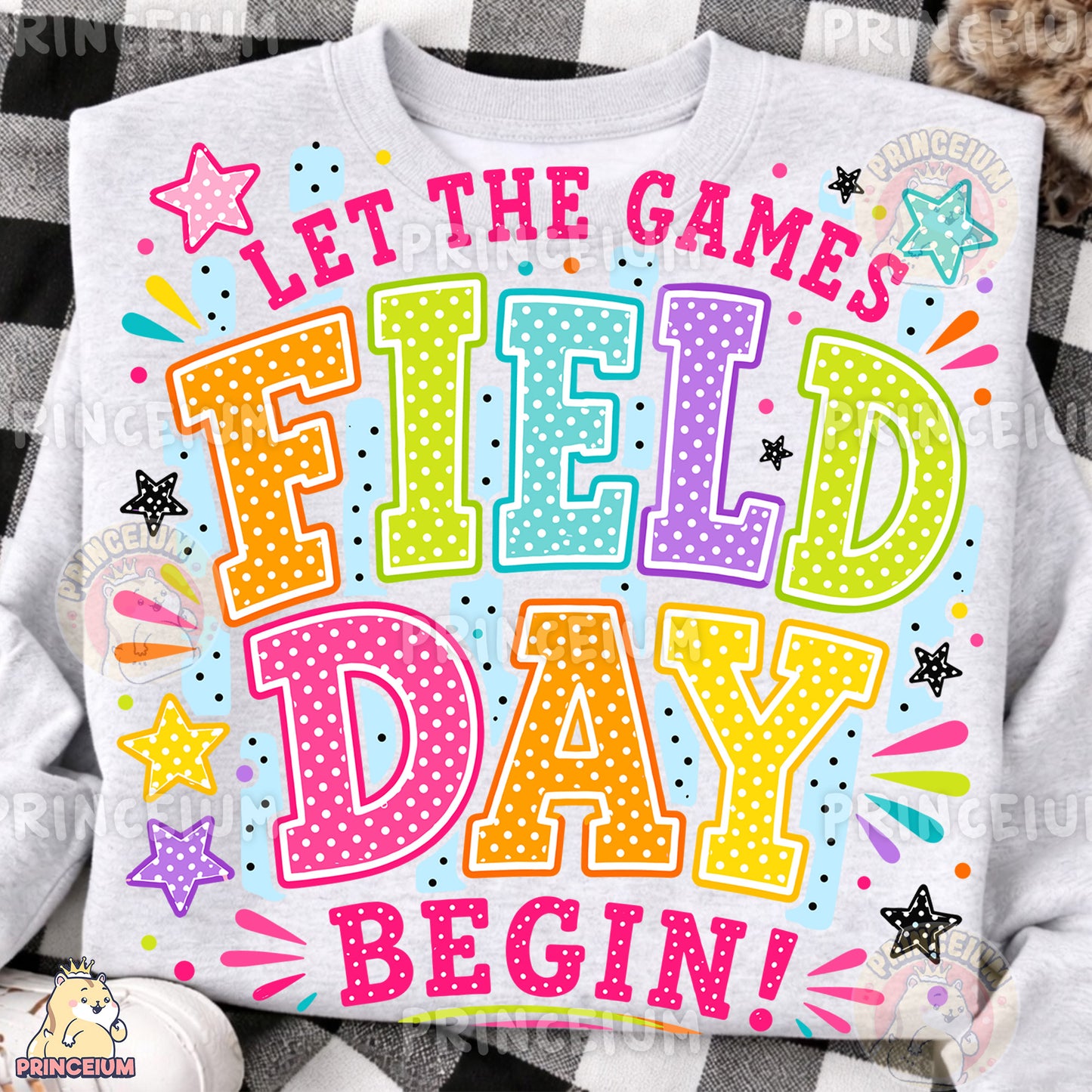 Let The Games Field Day Begin Sublimation Design PNG Colorful School Field Day Digital Download NEW26