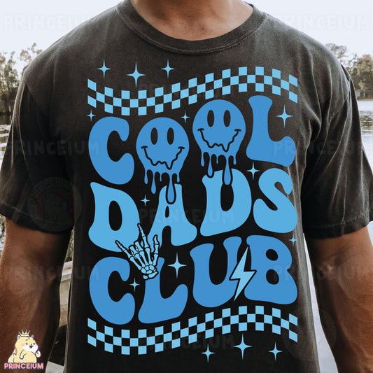 a man wearing a cool dubs club t - shirt