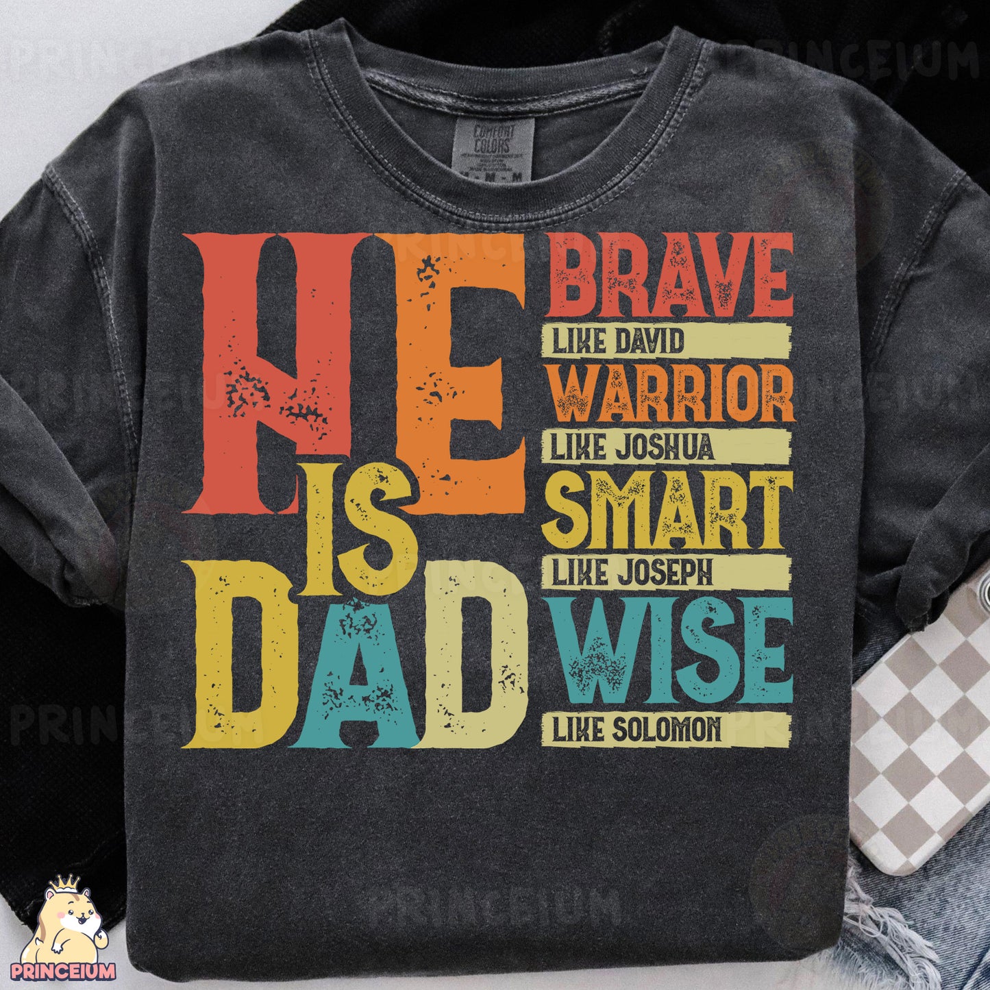 a t - shirt that says he is a dad