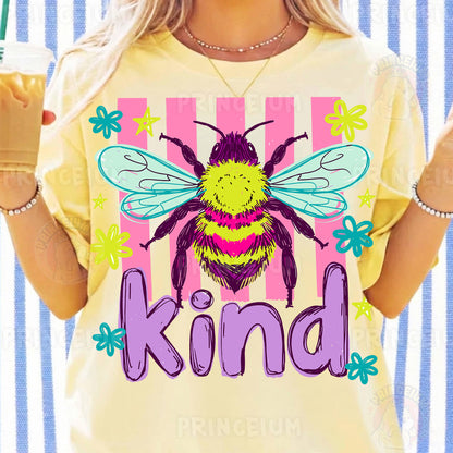 Be Kind Sublimation Design PNG | Bee Digital Download