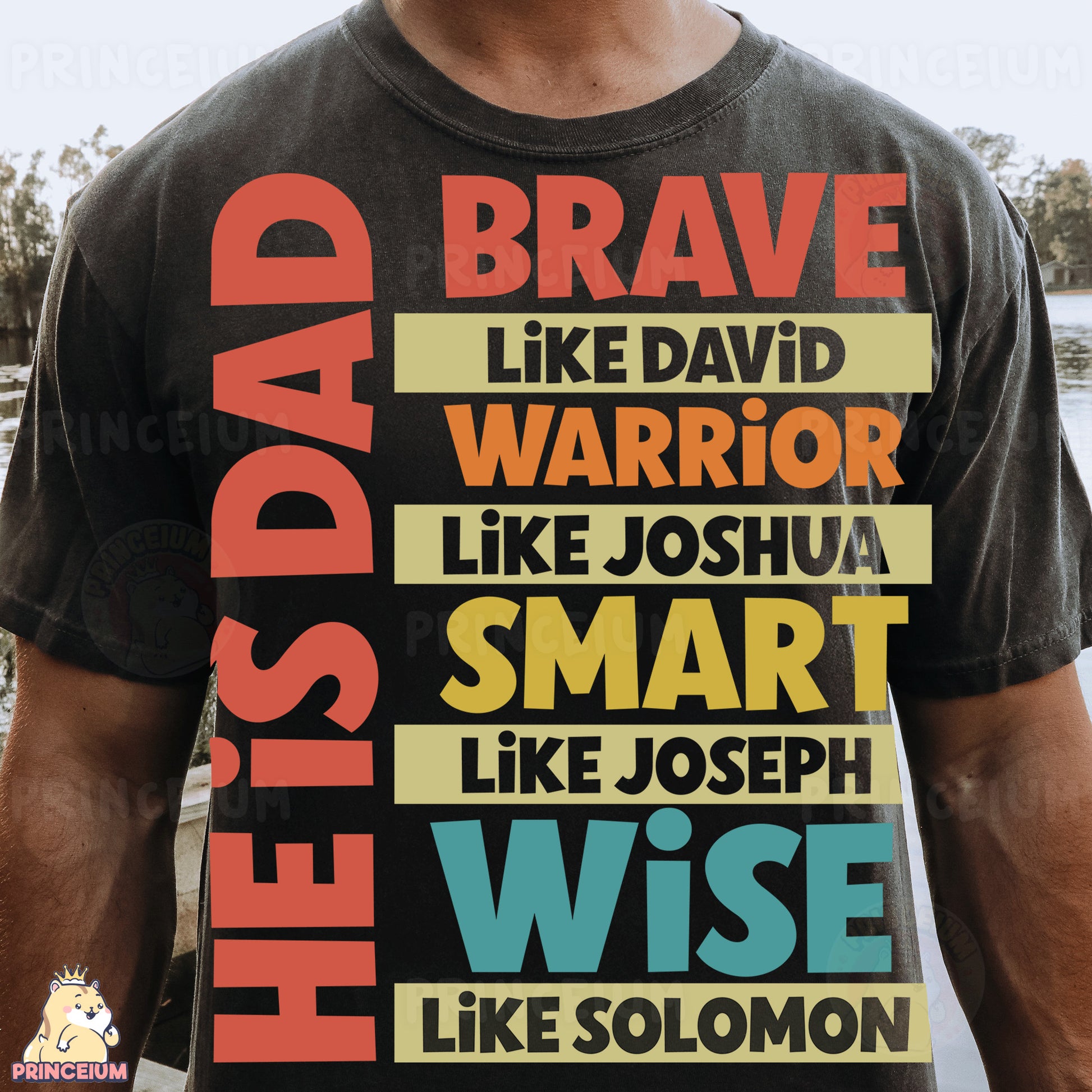 a man wearing a t - shirt with a message on it