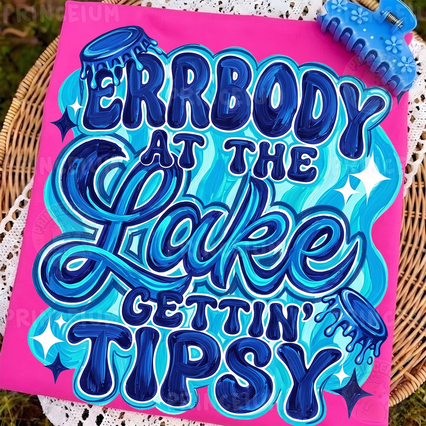 Errbody At The Lake Gettin Tipsy PNG, Funny Lake Trip Shirt Design, Summer Vacation Sublimation
