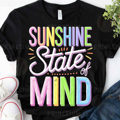 a black shirt that says sunshine state of mind