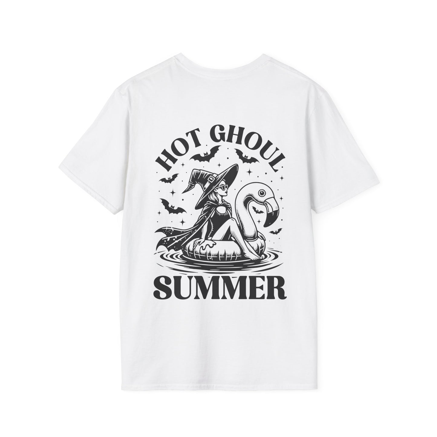 Hot Ghoul Summer, Spooky Mama, Sarcastic T-Shirt, Summer Vibes , Retro Halloween Unisex T-Shirt