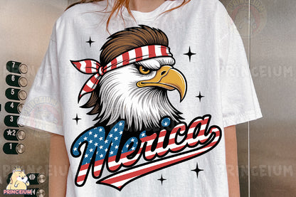 a woman wearing an american eagle t - shirt