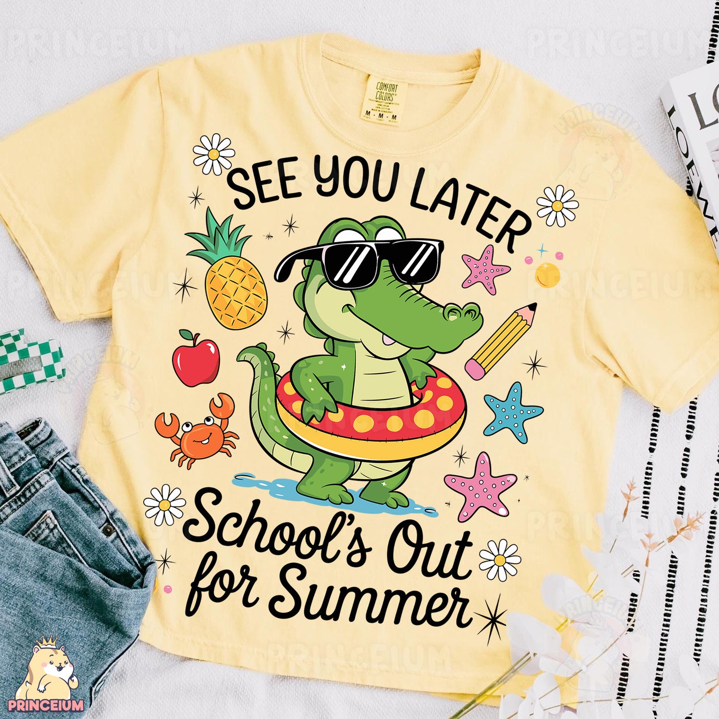 a t - shirt that says see you later school's out for summer