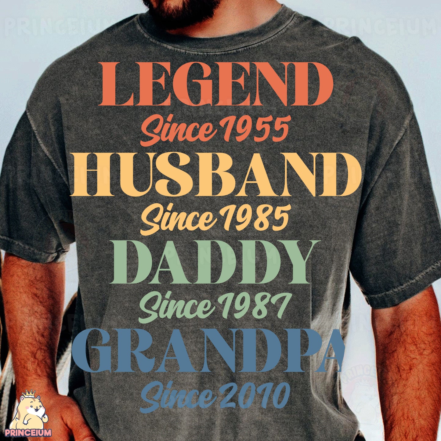 a man with a beard wearing a t - shirt