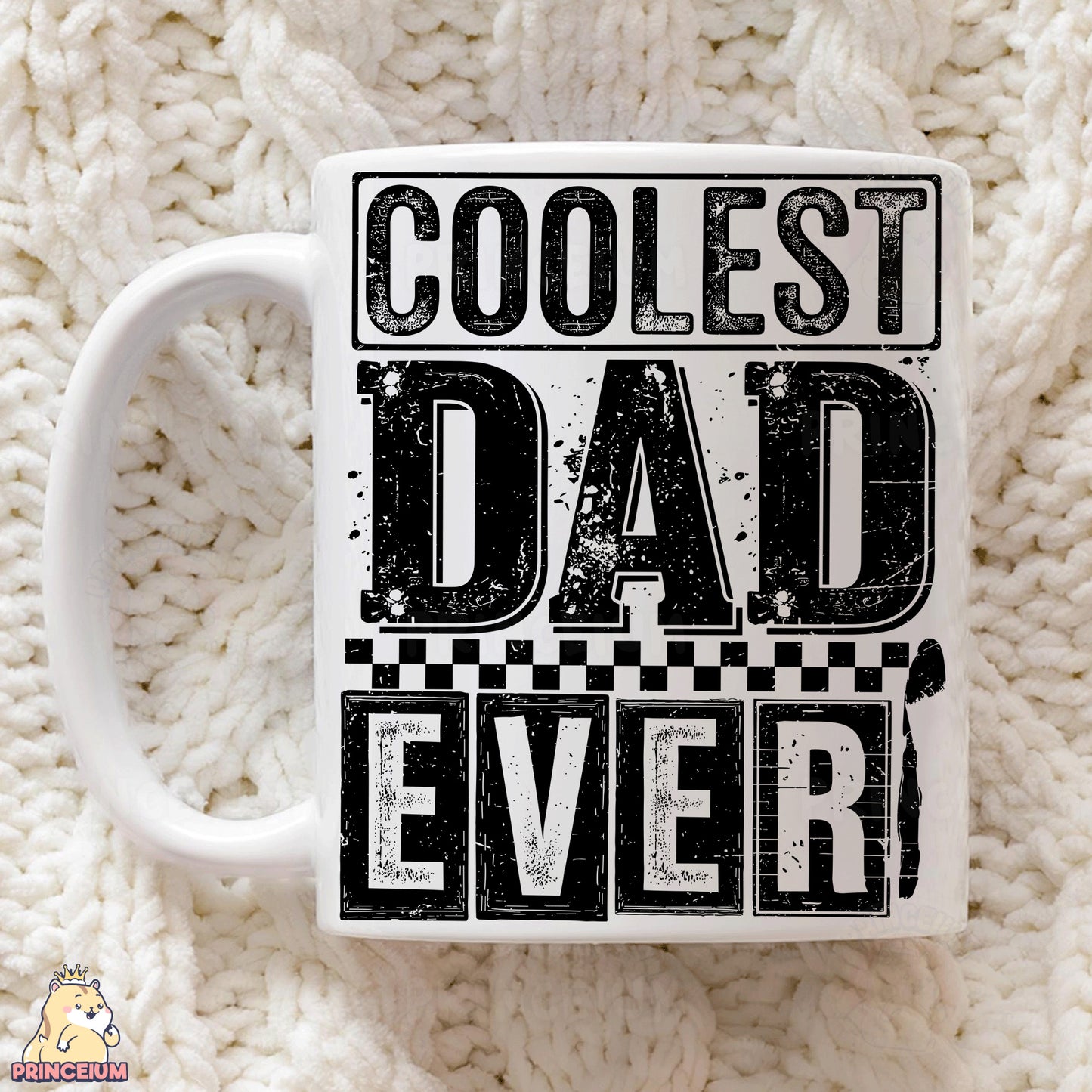 a coffee mug that says coolest dad ever