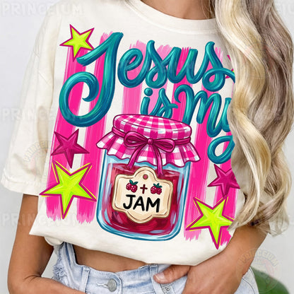 Jesus is my Jam PNG  Christian Sublimation Design for Shirts