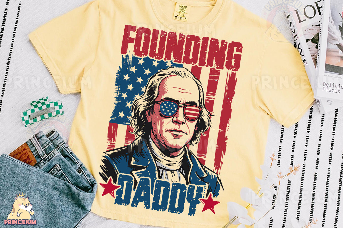 a t - shirt with a picture of a man wearing sunglasses