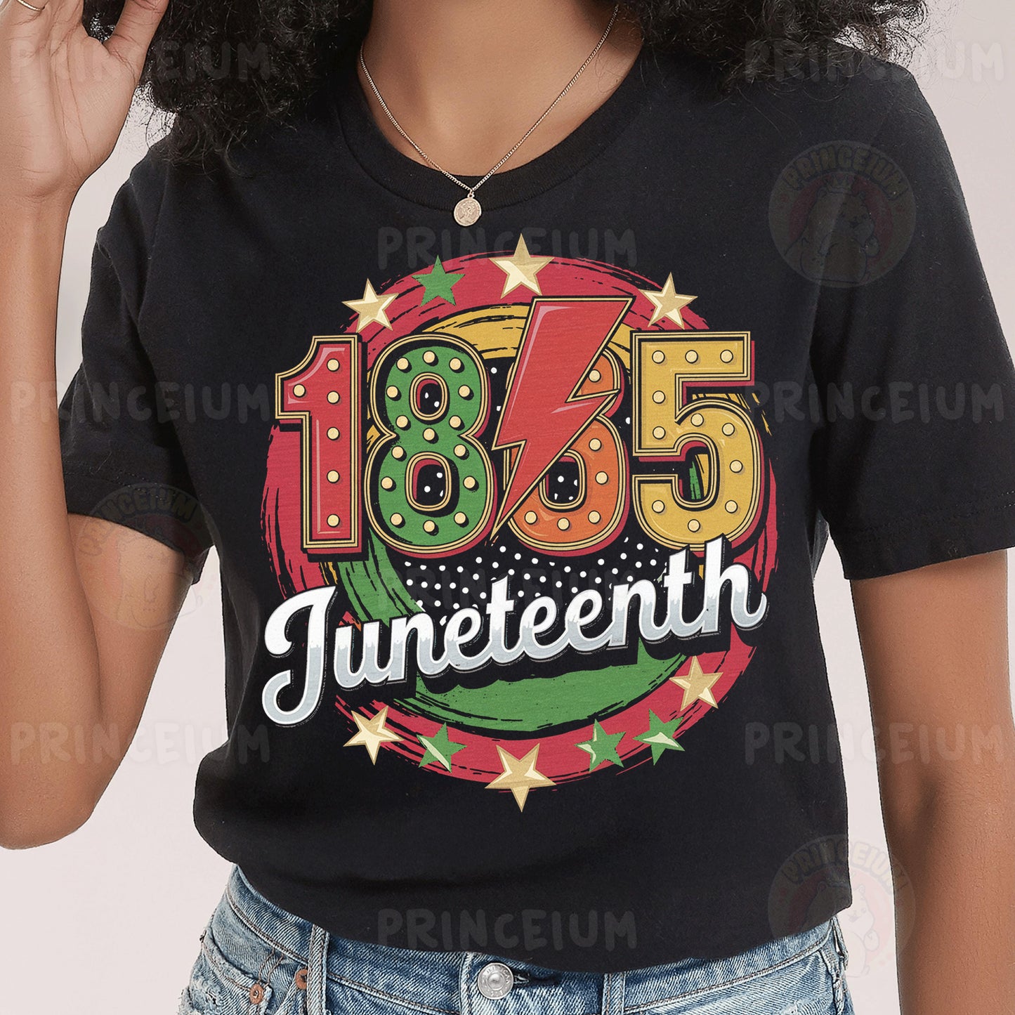 a woman wearing a black shirt with the number seventy on it
