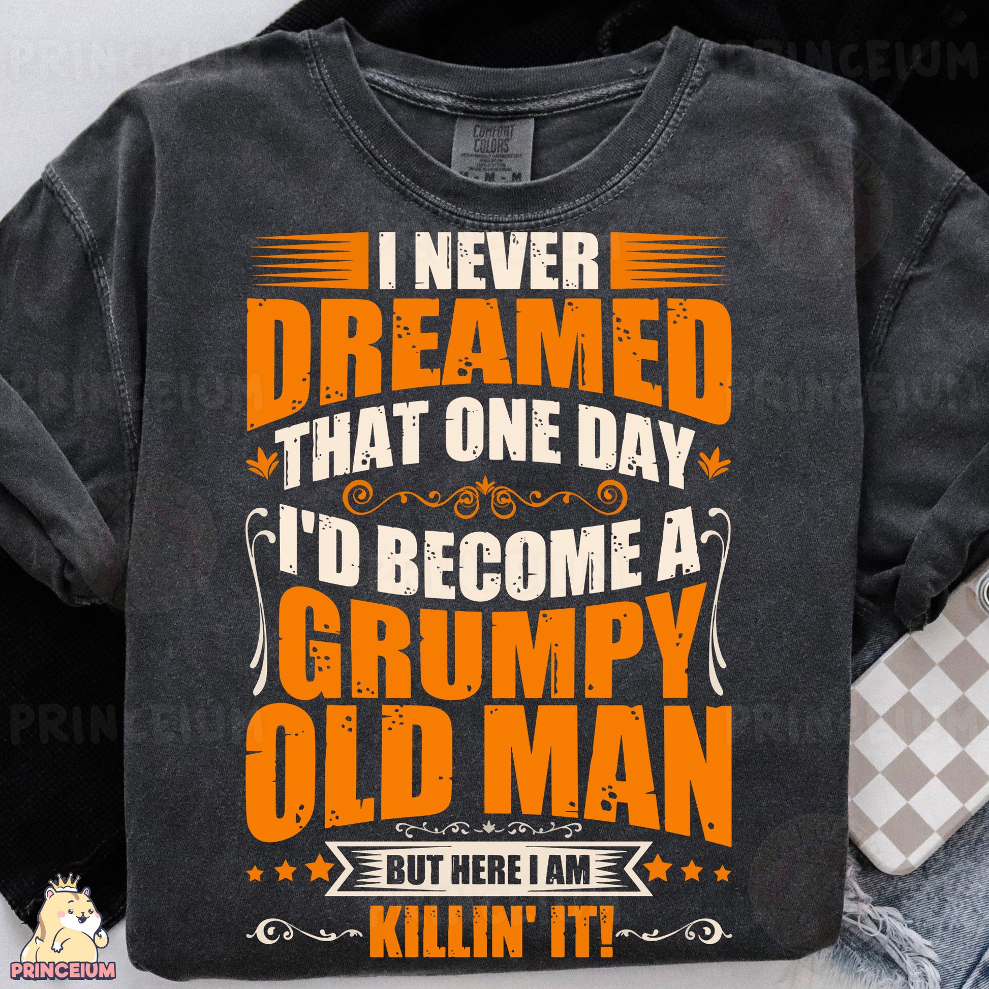 a t - shirt that says i never dream that one day i'd become