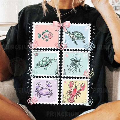 a woman sitting on a couch holding a cell phone