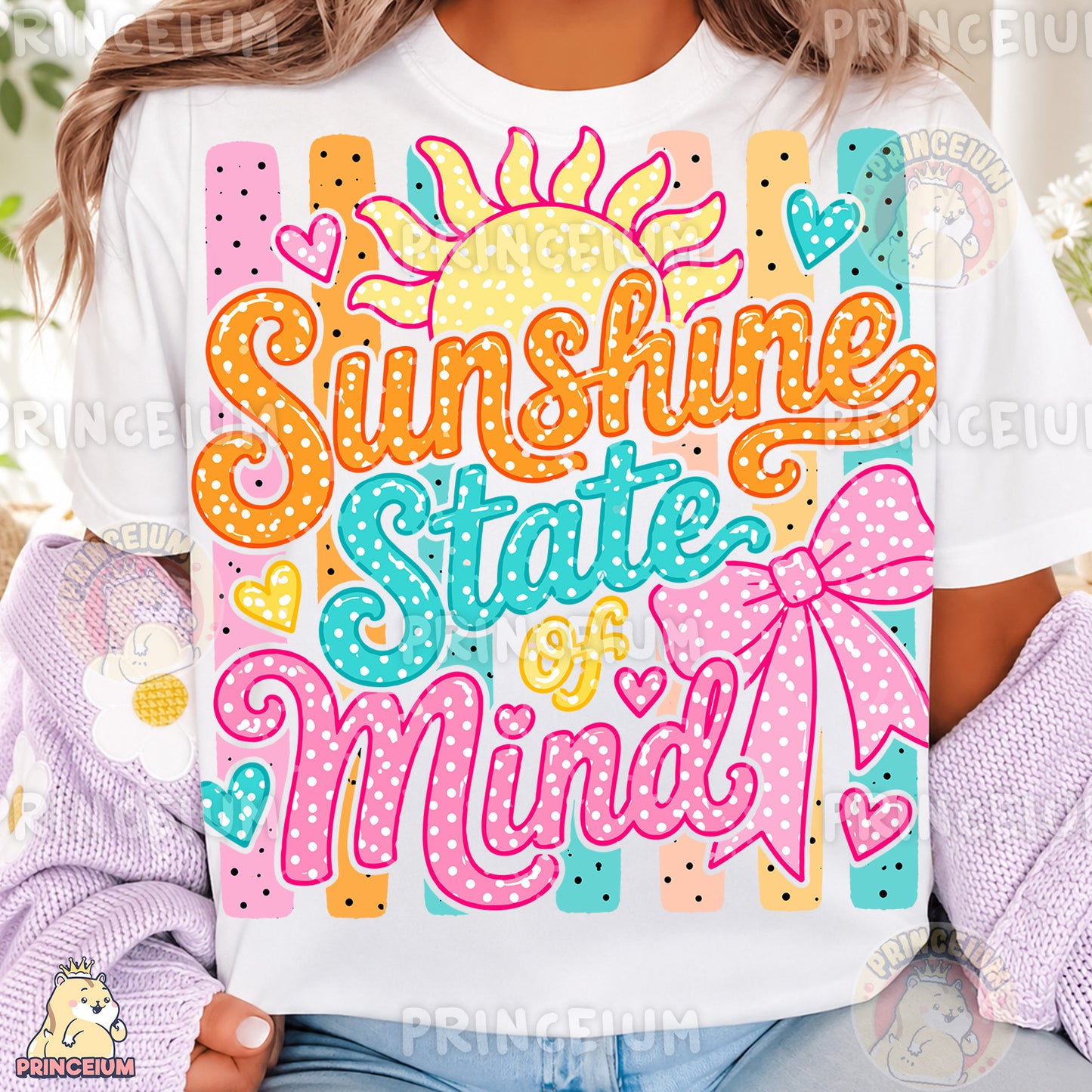 Sunshine State of Mind Sublimation Design PNG  Summer Sun Digital Download NEW26