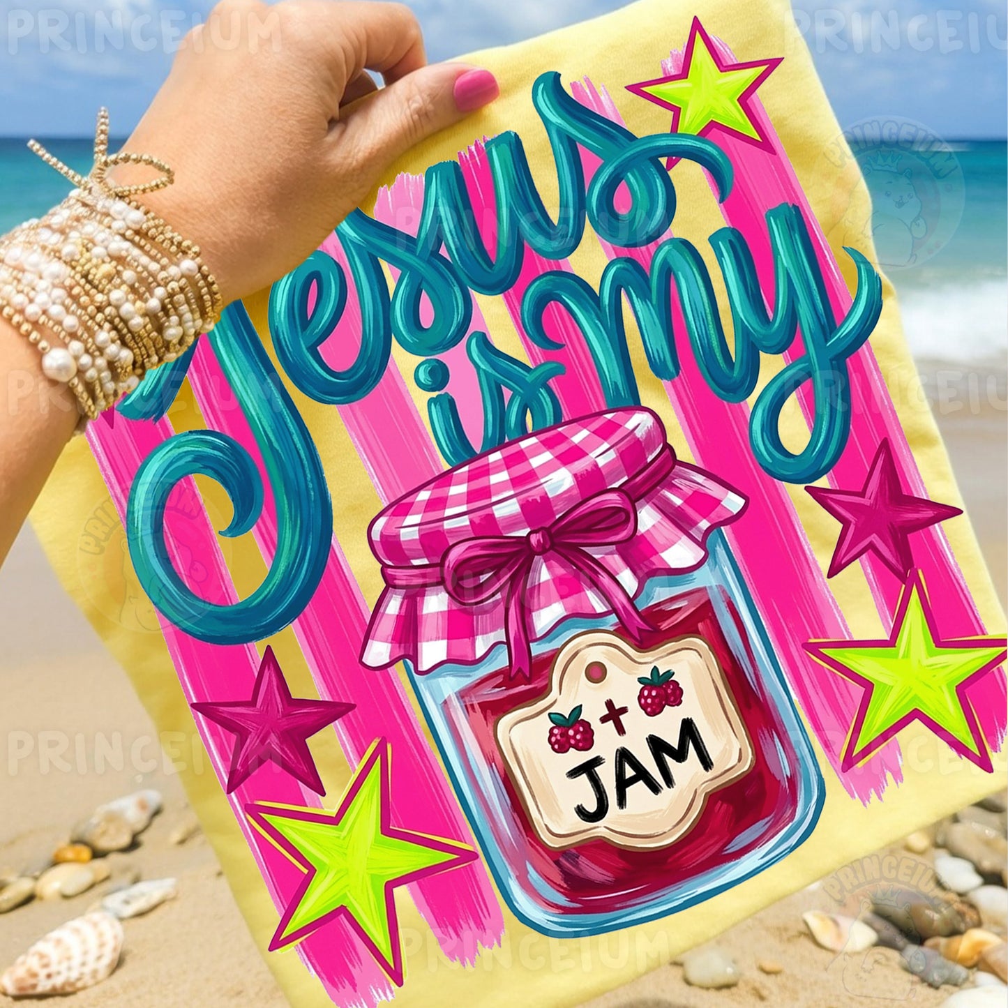 Jesus is my Jam PNG  Christian Sublimation Design for Shirts