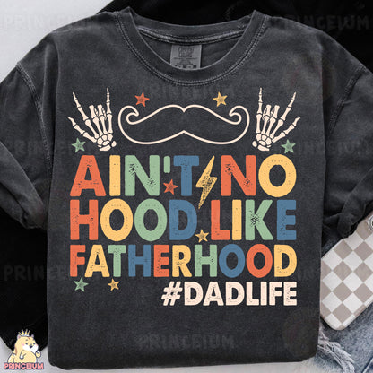 a t - shirt with a mustache and words on it