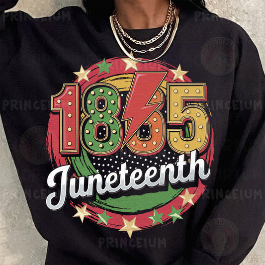a woman wearing a black sweatshirt with the number twenty five printed on it