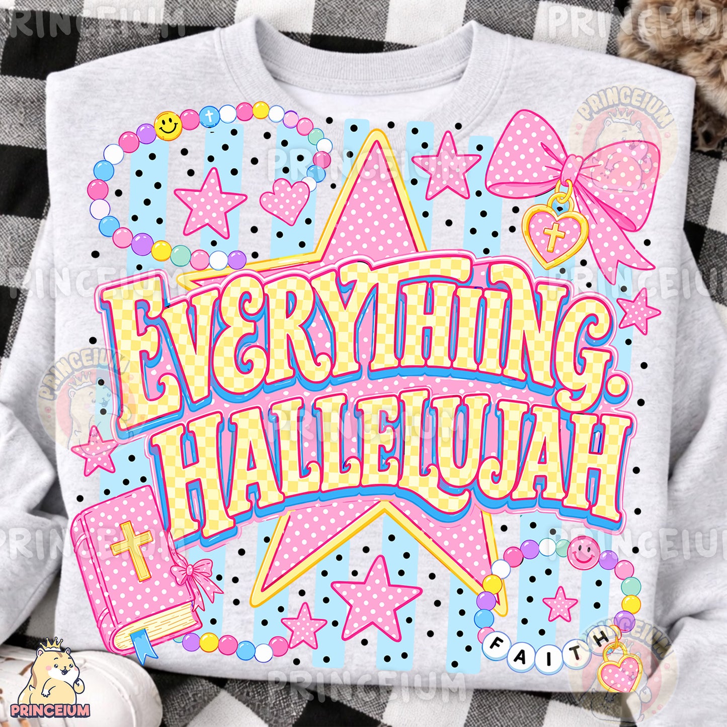 Everything Hallelujah Sublimation Design PNG Christian Faith Bible Digital Download NEW26