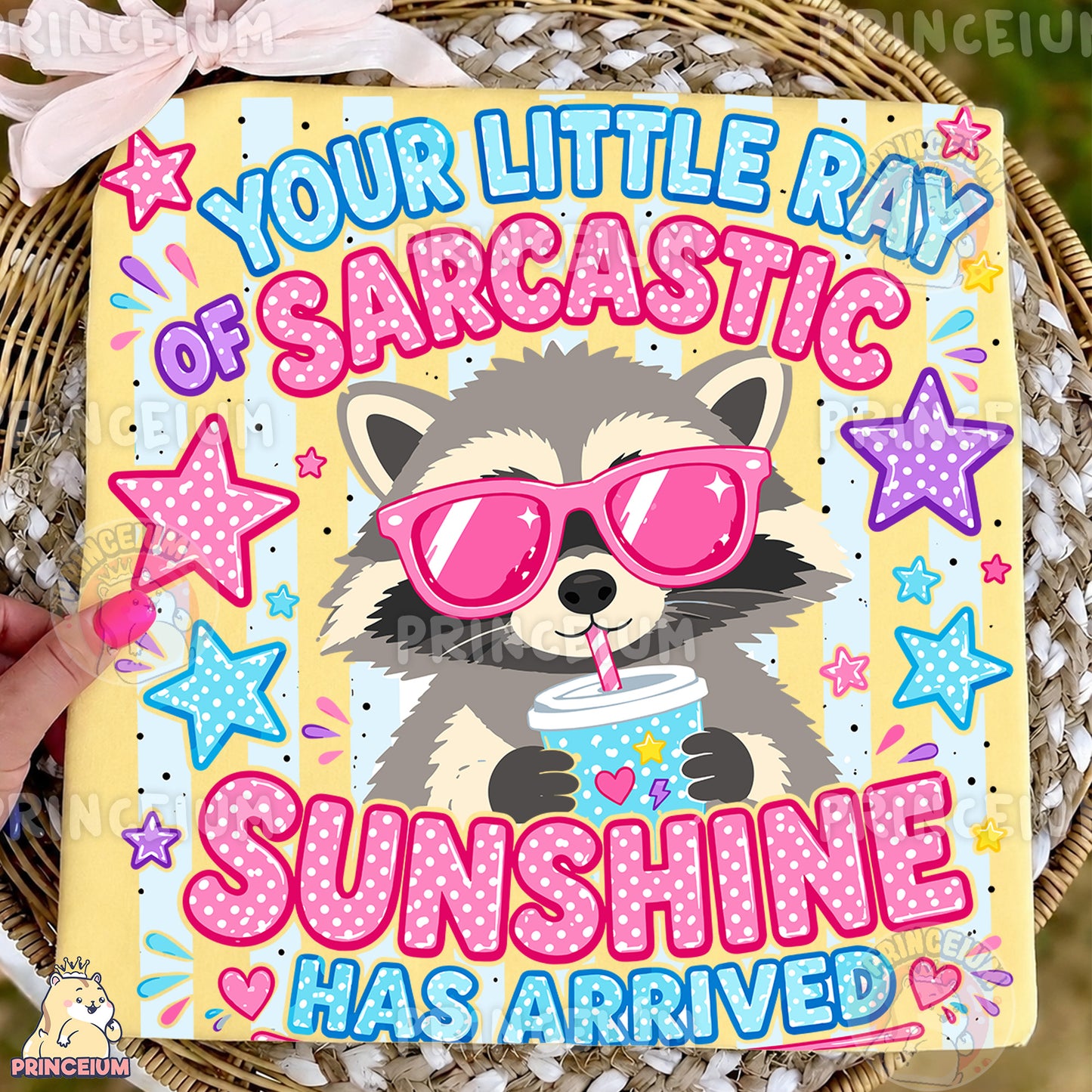 Your Little Ray of Sarcastic Sunshine Sublimation Design PNG |  Raccoon Digital Download