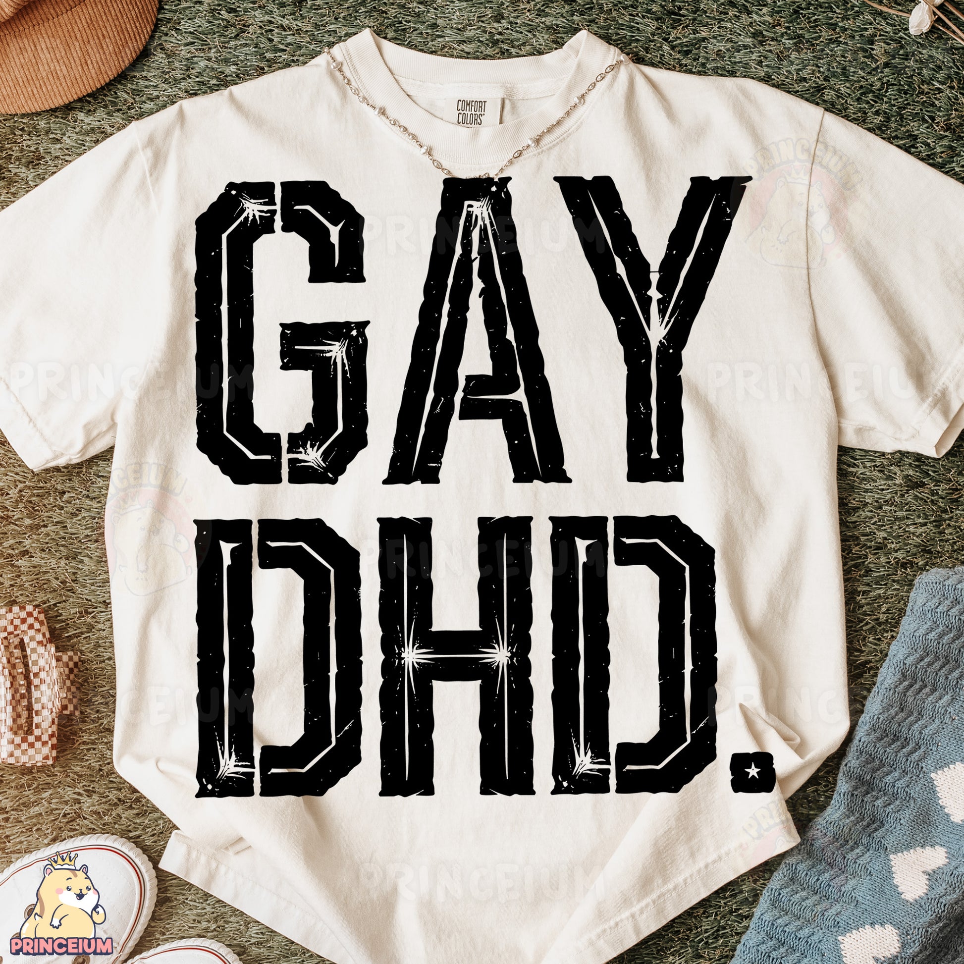 a t - shirt that says yag chic on it