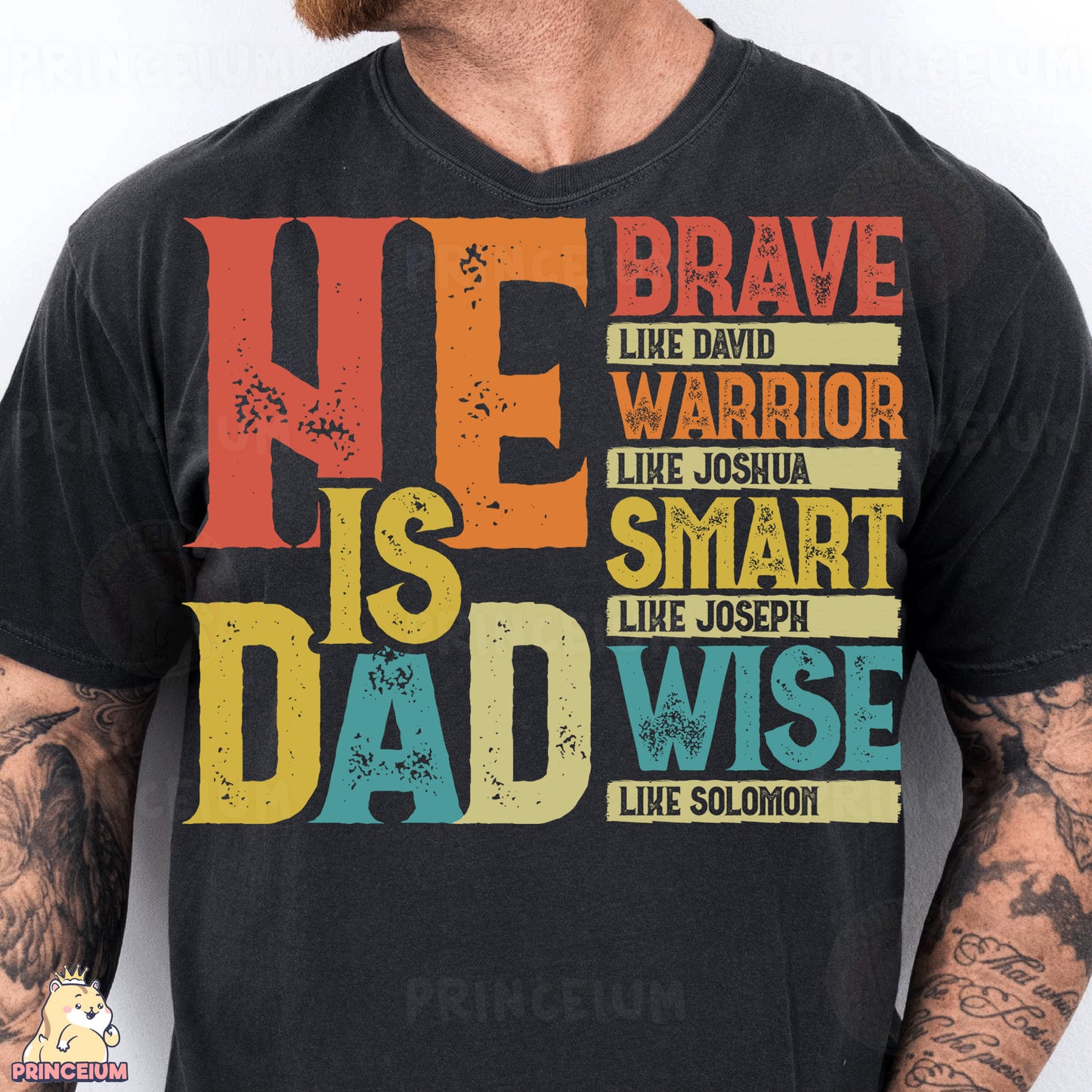 a man with a beard wearing a black shirt