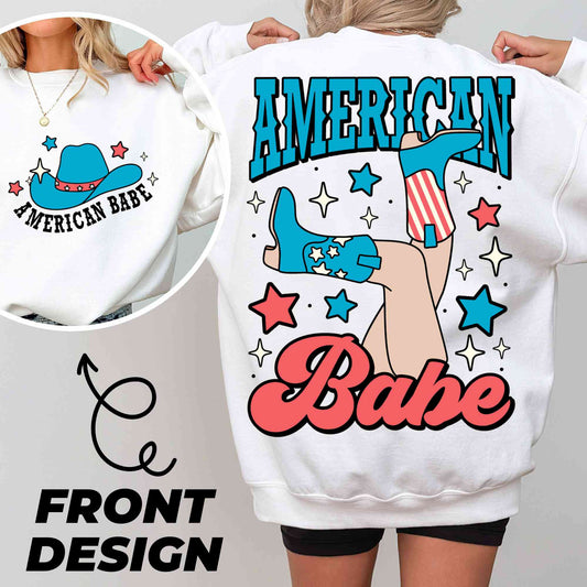 American Babe Png, 4th of July Png, Fourth of July Png, USA Png, America Png, Independence Day Sublimation