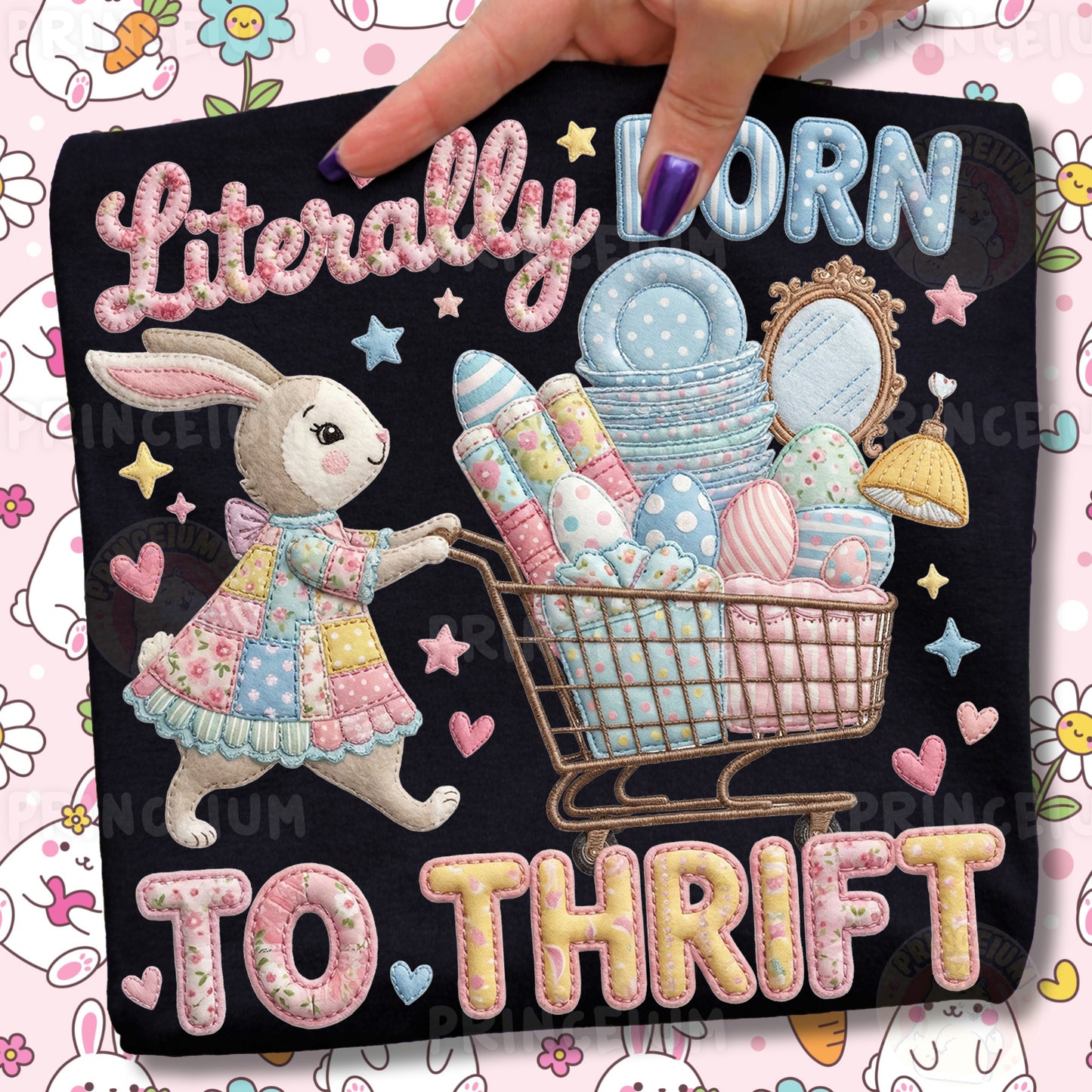 Easter Patchwork Mega Bundle PNG, Bunny Quotes, Spring Faith, Funny Easter Sayings, Cute Pastel Clipart Set