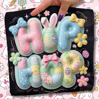 Easter Patchwork Bundle PNG, Bunny Teacher Quotes, Spring Farm Easter Designs, Cute Pastel Clipart Set