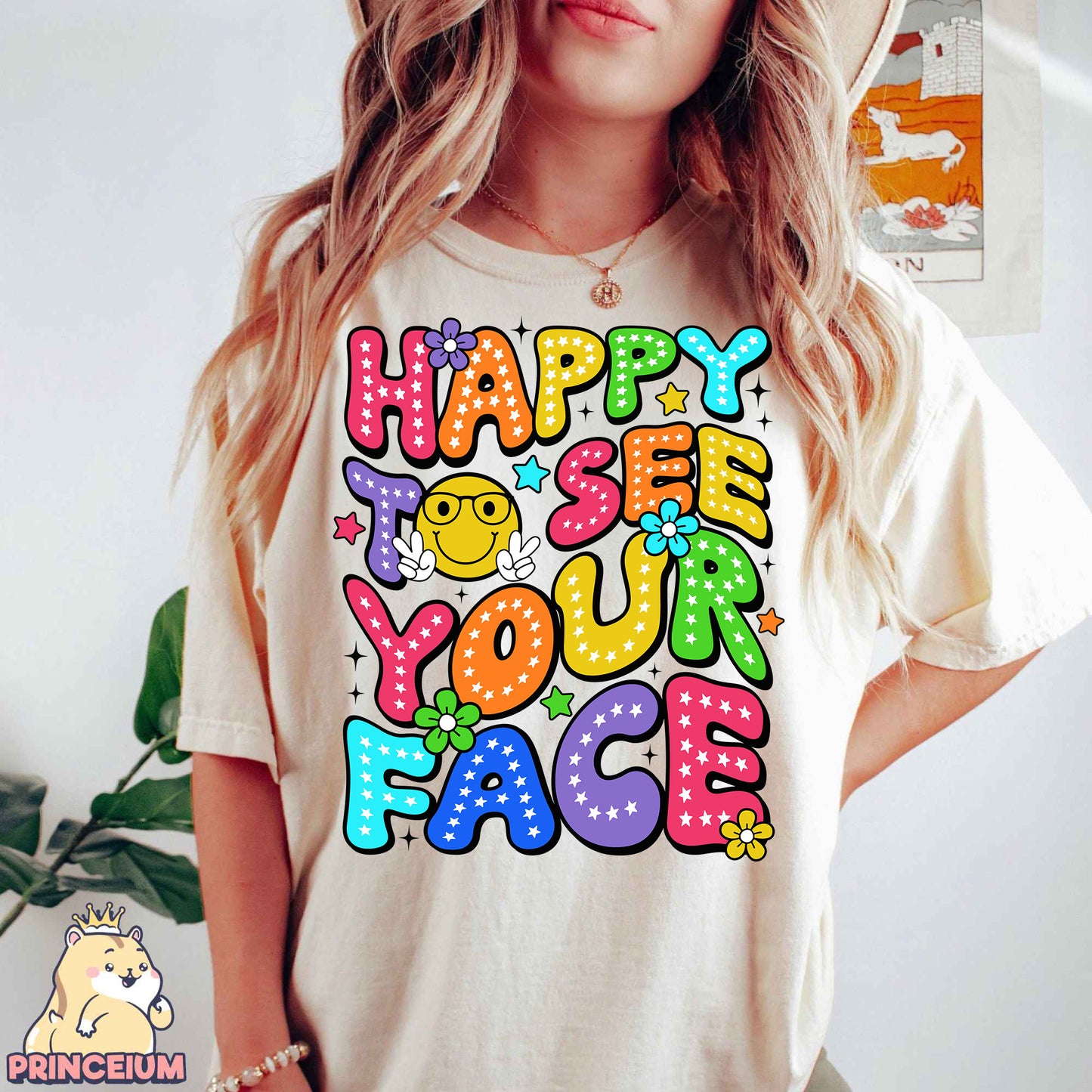 Happy To See Your Face, Back to School, Unisex T-Shirt