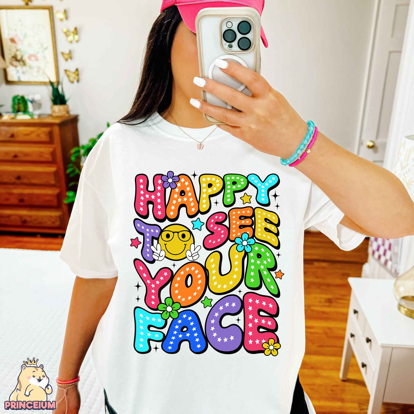 Happy To See Your Face, Back to School, Unisex T-Shirt