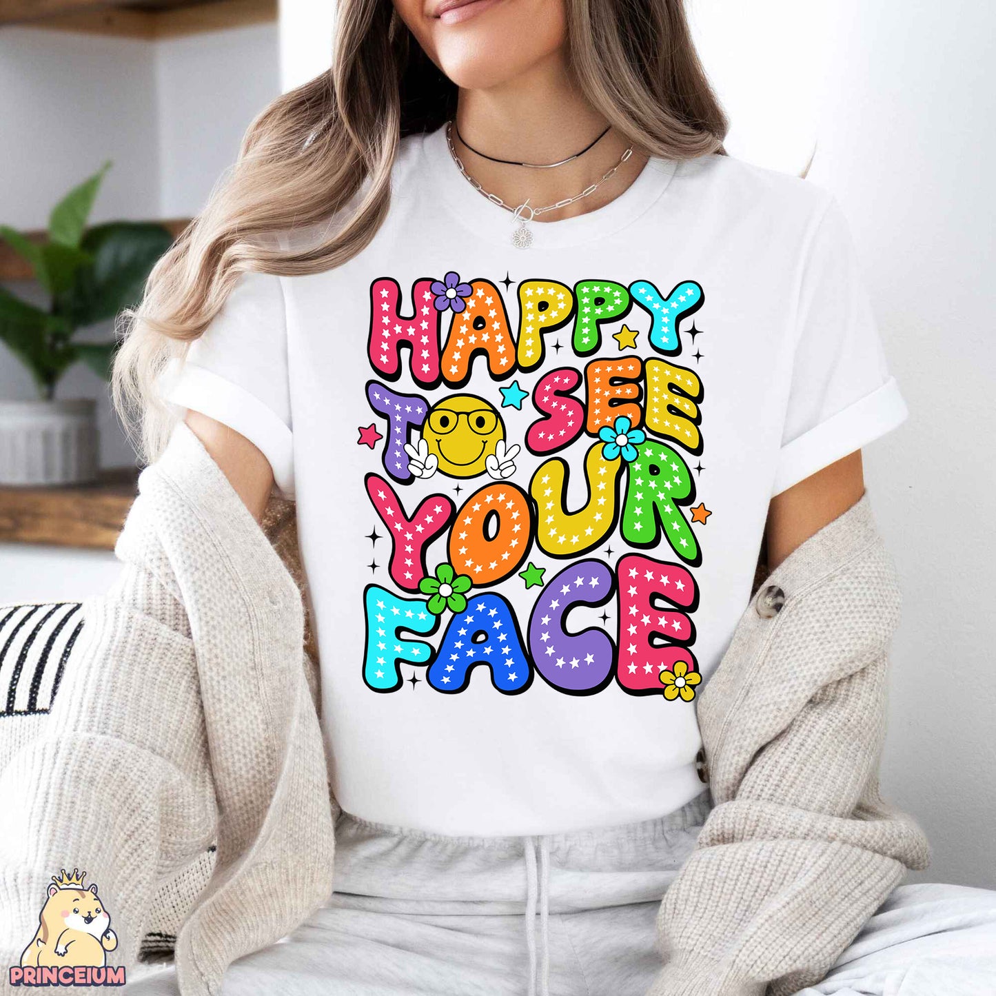 Happy To See Your Face, Back to School, Unisex T-Shirt