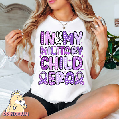 In My Military Child Era Png, Month of the Miliary Child Png, Military Kids, Military Child Awareness