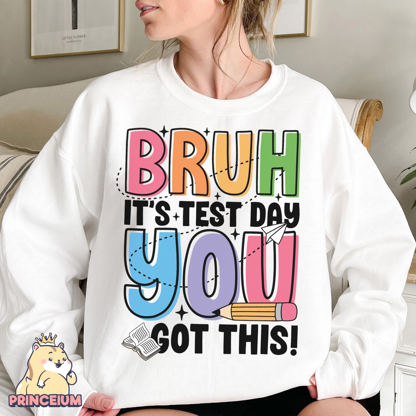 Bruh It’s Test Day You Got This! Png, Rock The Test Png, Teacher Quotes, Groovy Test Day