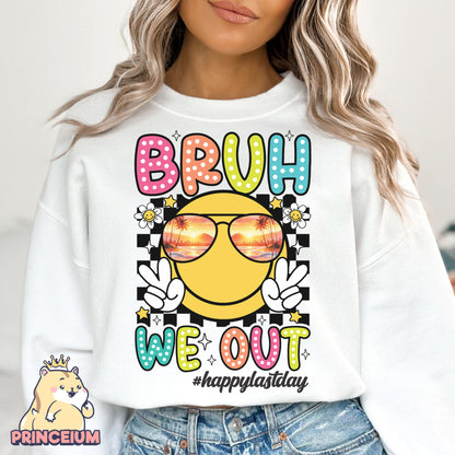 Bruh We Out Teacher Png, Last Day of School, End of School Png, Bruh Teacher, Teacher Life Png, Teacher Summer, Sublimation Digital Download