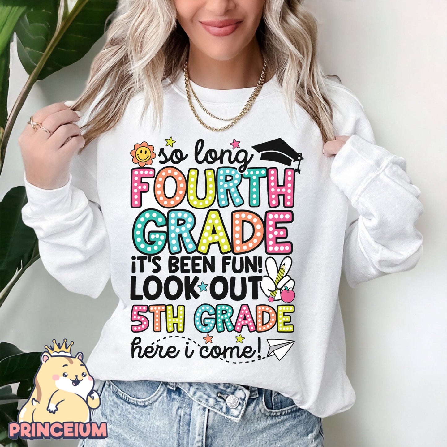 So Long 4th Grade It’s been fun. Look out! 5th Grade Here I come, Last Day of School Png, End of the Year Teacher Summer Png, Sublimation Designs Digital (Copy)