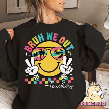 Bruh We Out Teacher Png, Last Day of School, End of School, Bruh Teacher, Teacher Life Png, Teacher Summer, Teacher Life Gift Sublimation